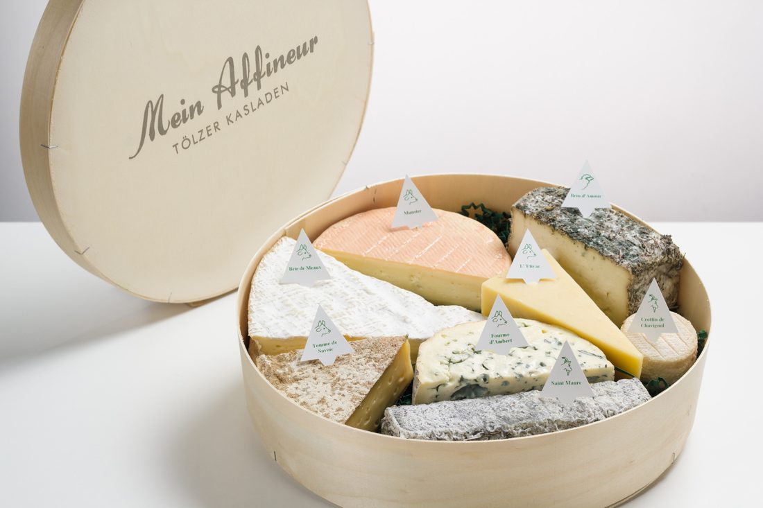Gourmetbox mit K&auml;seauswahl des T&ouml;lzer Kasladen