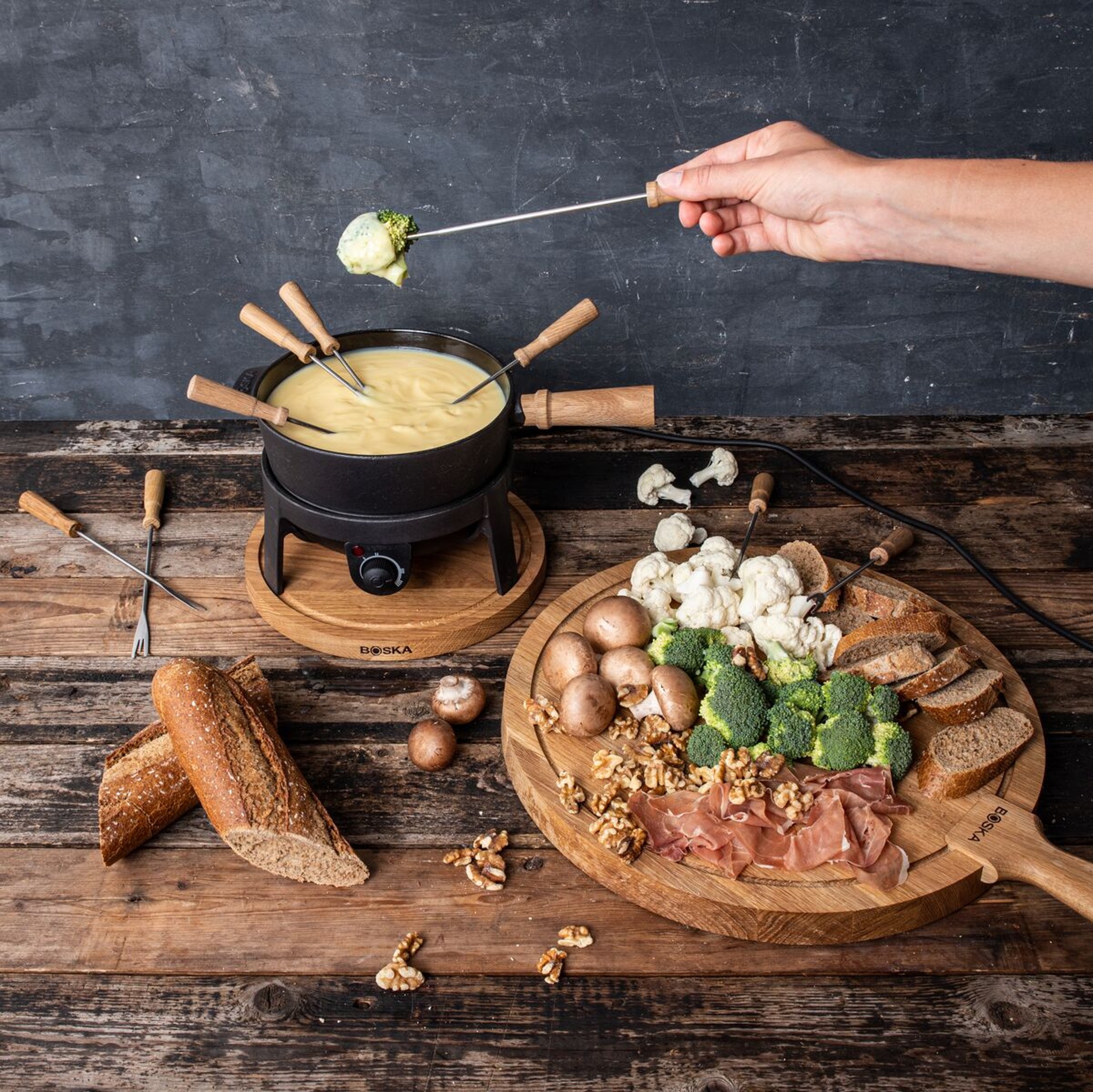 Elektric Fondue Set Pro für 6-8 Personen