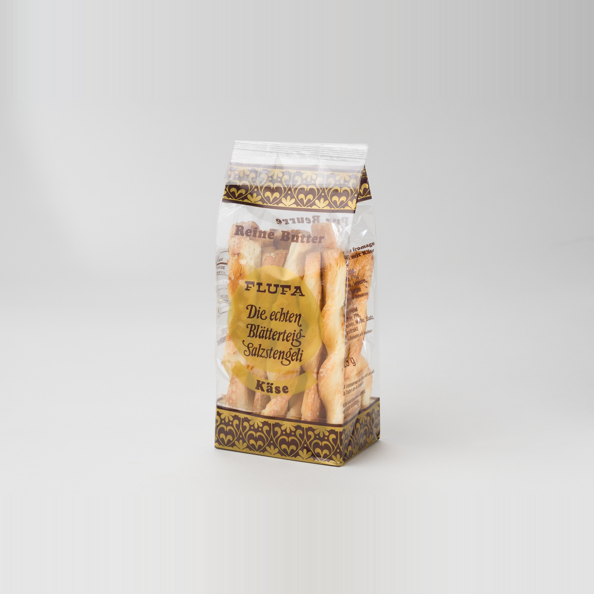 Blätterteigstangen mit Käse