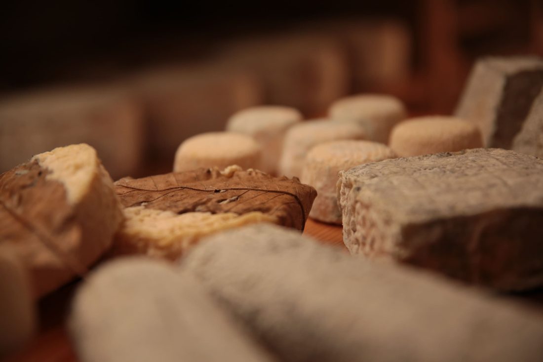 Schafkäse in der Reifung