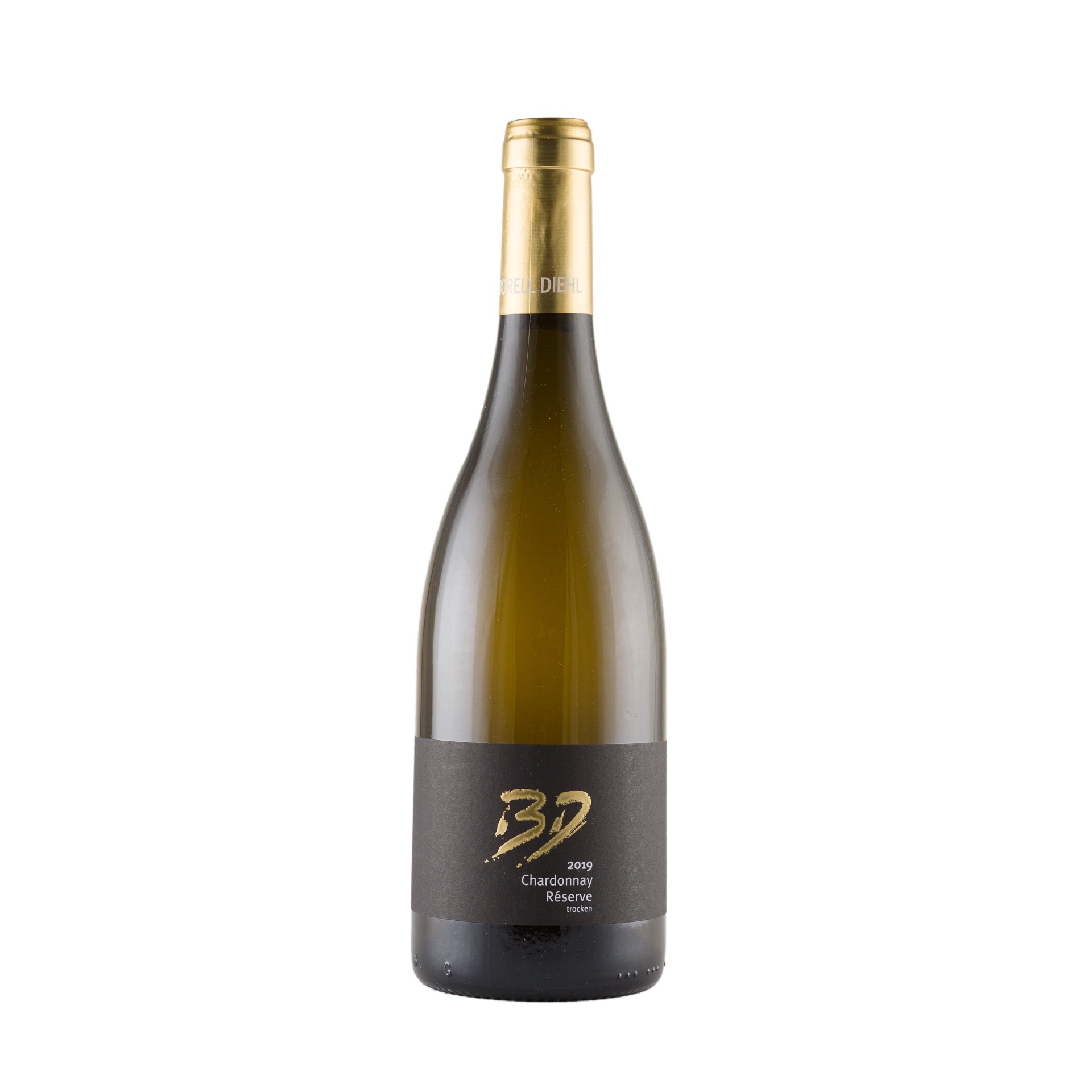 Chardonnay Réserve trocken, Weißwein aus der Pfalz vom Weingut Borell-Diehl